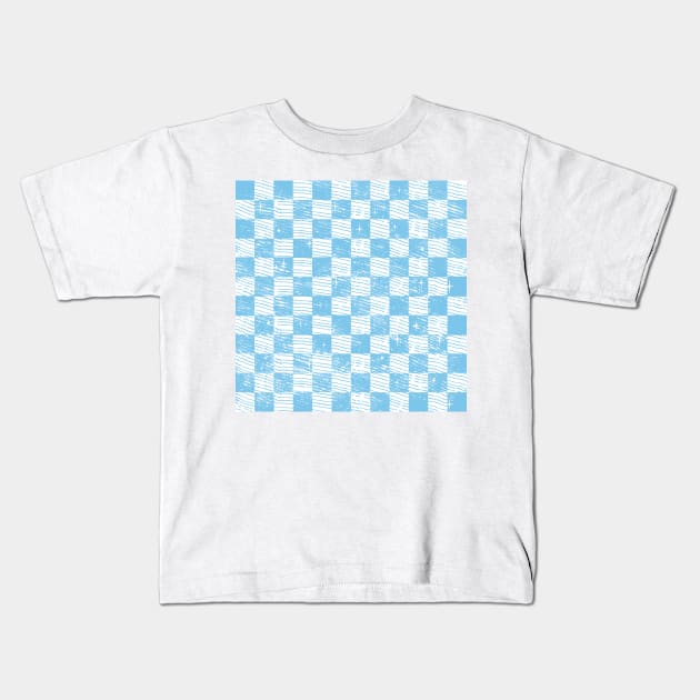 ChessBlue Kids T-Shirt by samuelrd